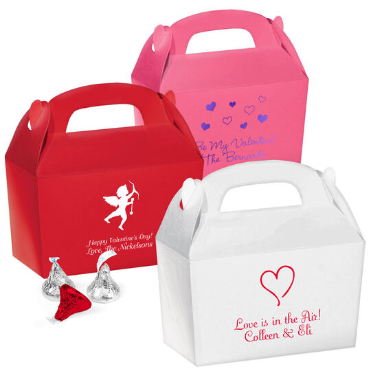 Design Your Own Valentine's Day Gable Favor Boxes